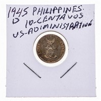 1945 Philippines 10 Centavos US- Administration