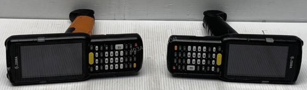 Lot of 2 Zebra Barcode Scanners - Used
