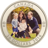 2016 $20 A Royal Tour - Pure Silver Coin