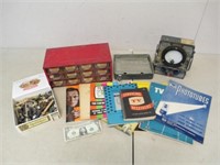 Vintage Radio & TV Knob Lot w/ Vietnam Era Multi