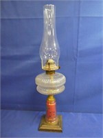 Vintage Oil Lamp 22" H
