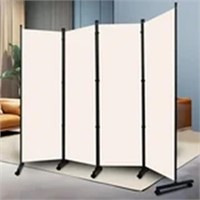 $70 Room Divider/ Privacy Screens W/Wheels, 6FT