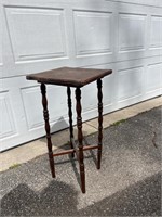 Square Antique Table or Plant Stand