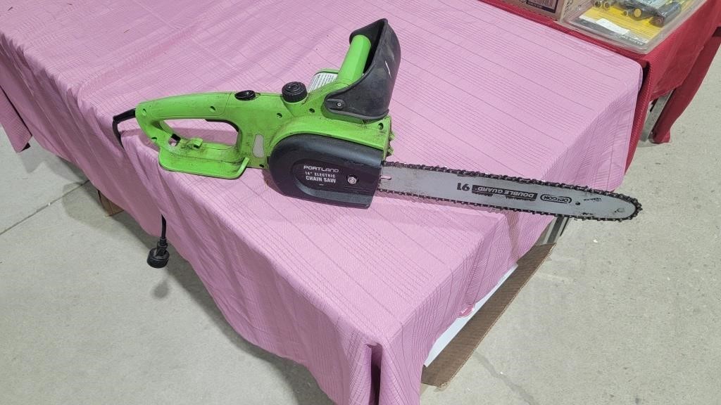 Portland electric chain saw