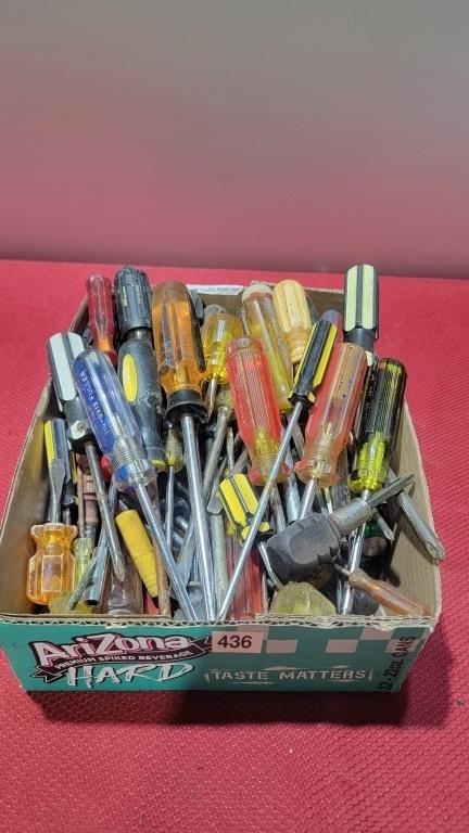 Big collection of screwdrivers