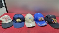 5 Vintage hats and pins