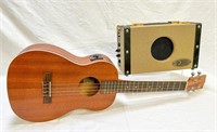 Kala Ukulele KA-BE with Amplifier UK-5
