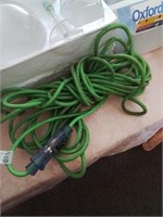 Green electric extension cord