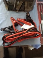 Black and red jumper cables