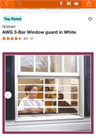 3-bar window guard