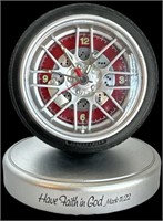 Wheel & Tire Desk Clock