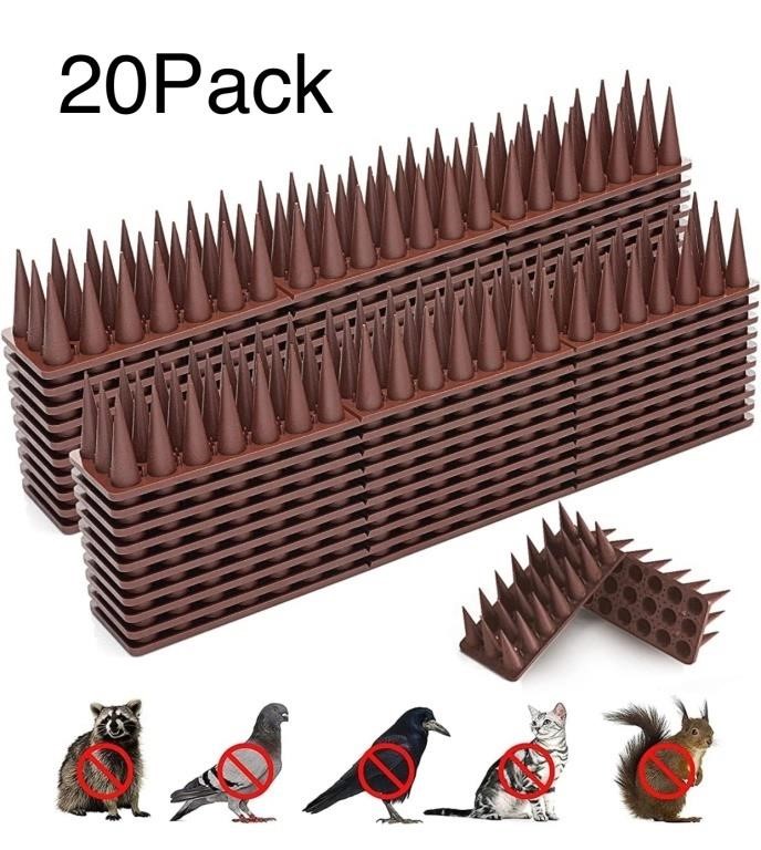20Pack 20 Pack Bird Deterrent Spikes for Small
