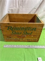 Remington shur shot wood crate