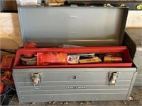 Craftsman Metal Tool Box w/tray, includes contents