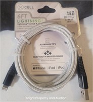 Xcell 6ft Lightning USB-A