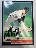 Orioles Mike Mussina Signed Card with COA