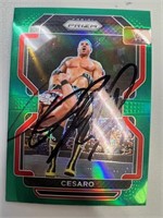 WWE Cesaro Signed Card with COA
