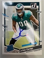 Eagles Jalen Hurt Signed Card with COA
