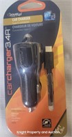 Power Up Car Charger Type-C  3.4A Rapid Charge