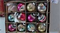 4 boxes of vintage Christmas decorations