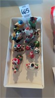 Lot of miniature Christmas figurines