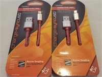 3 Powerup Micro USB Cables 4ft