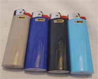 4 Solid Color Bic Lighters