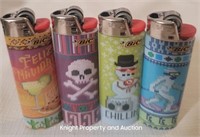4 BIC Christmas Design Lighters