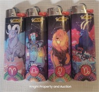 4 BIC Horoscope Design Lighters