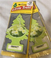 (2) 2 Pcs of LITTLE TREES Air Fresheners: JASMIN