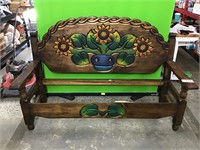 Spanish Style Wooden Bench