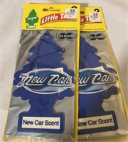 (2) XL 2 Pcs of LITTLE TREES Air Fresh.: NEW CAR