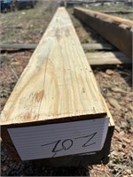 16 foot 4 x 6 rustic timber frame beam