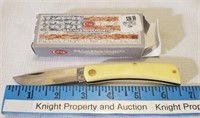 Case Knife Yellow Synthetic Buster Jr
