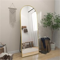 BEAUTYPEAK 64"x21" Arch Floor Mirror