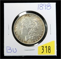 1898 Morgan dollar, BU