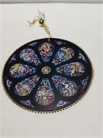 Religious Glass Window Ornament