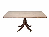 Large English Duncan Phyfe Dining Table