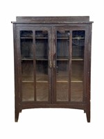 1920's Stickley Style Two Door Cabinet