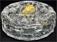 Crystal Glass Box with lid 2x5"