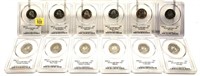 x12- State quarters, PCGS slab certified all Proof
