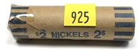 Roll of 1939 nickels, 40 pcs.