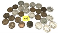 Lot, type coins, 29 pcs.