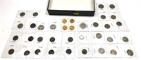 Lot, type coins with silver, 32 pcs.