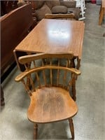Dual drop leaf table,2 chairs