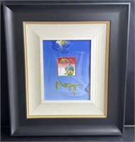 Peter Max signed "Umbrella Man" framed painting