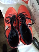 Nike Orange tennis shoes size 12