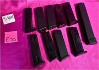 P - LOT OF 9MM MAGS (E30)