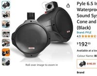 Pyle 6.5 Inch Dual Marine Speakers