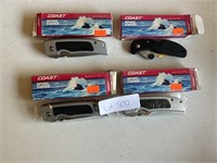 (4) Coast Sport Knives